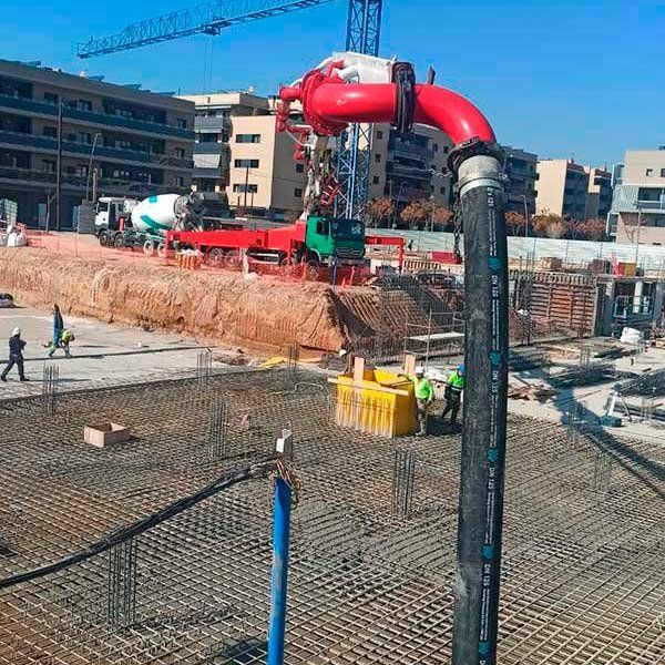 Bombeos de hormigón en Barcelona